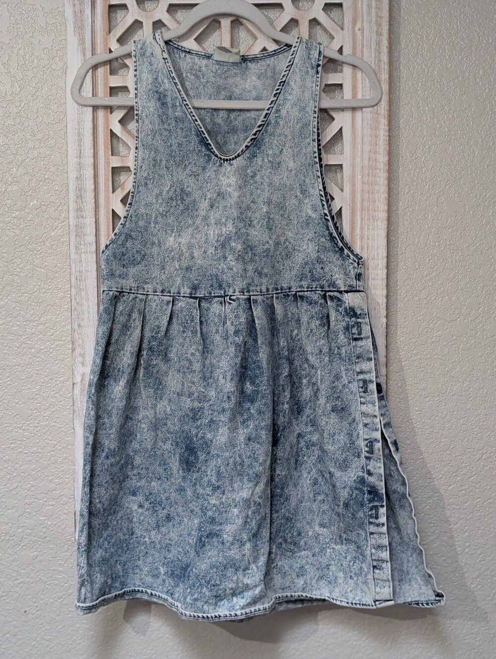 Vintage My Michelle denim overall dress girls size 14 Y2K 1990s 100% cotton USA